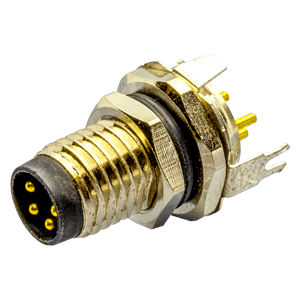 CDM848-04A-MP-F8-67 M8 Male Circular Connector Jack