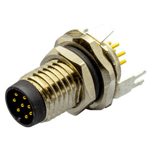 CDM848-08A-MP-F8-67 M8 Male Circular Connector Jack