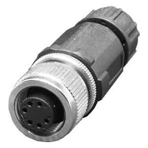 CPM1213-06A-01-FST-P7-67 M12 Female Circular Connector Assembly Plug