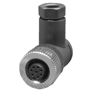 CPM1211-08A-01-FRA-P7-67  M12 Female Circular Connector Assembly Plug