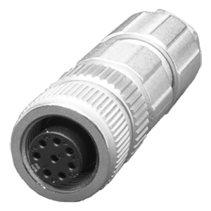 CPM1205-03A-02-FST-M9-67 M12 Female Circular Connector Assembly Plug