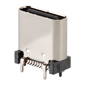 UJ32-1-C-V-G-SMT-1E-P24-TR USB Receptacle 